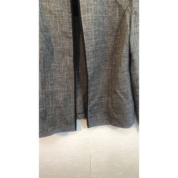 Perceptions Lightweight Long Sleeved grey blazer / Jacket size 10 Petite - Picture 4 of 16